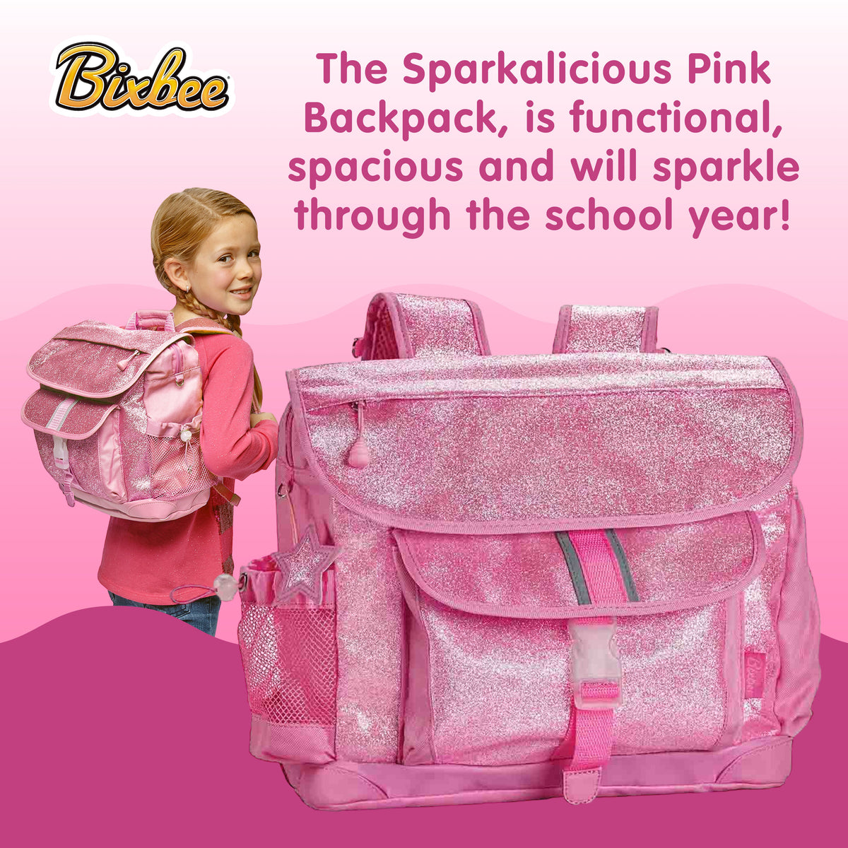 Kids Lunch Boxes  Sparkalicious™ Pink Lunchbox – Bixbee