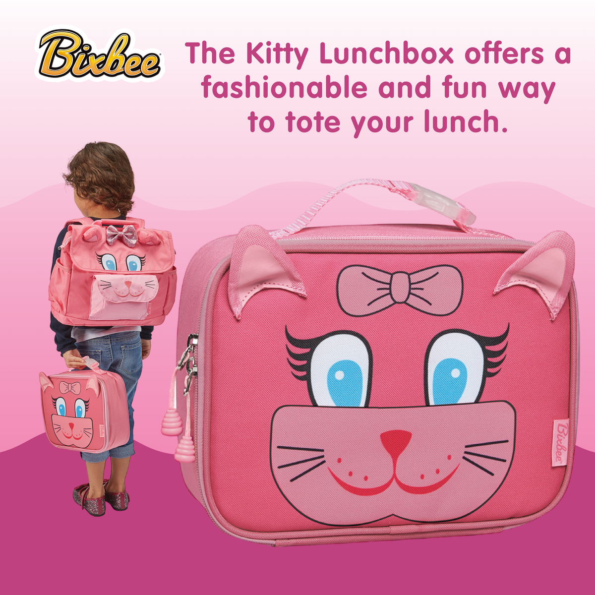 Bixbee Monkey Lunchbox - Kids Lunch Box, Insulated Lunch Bag For