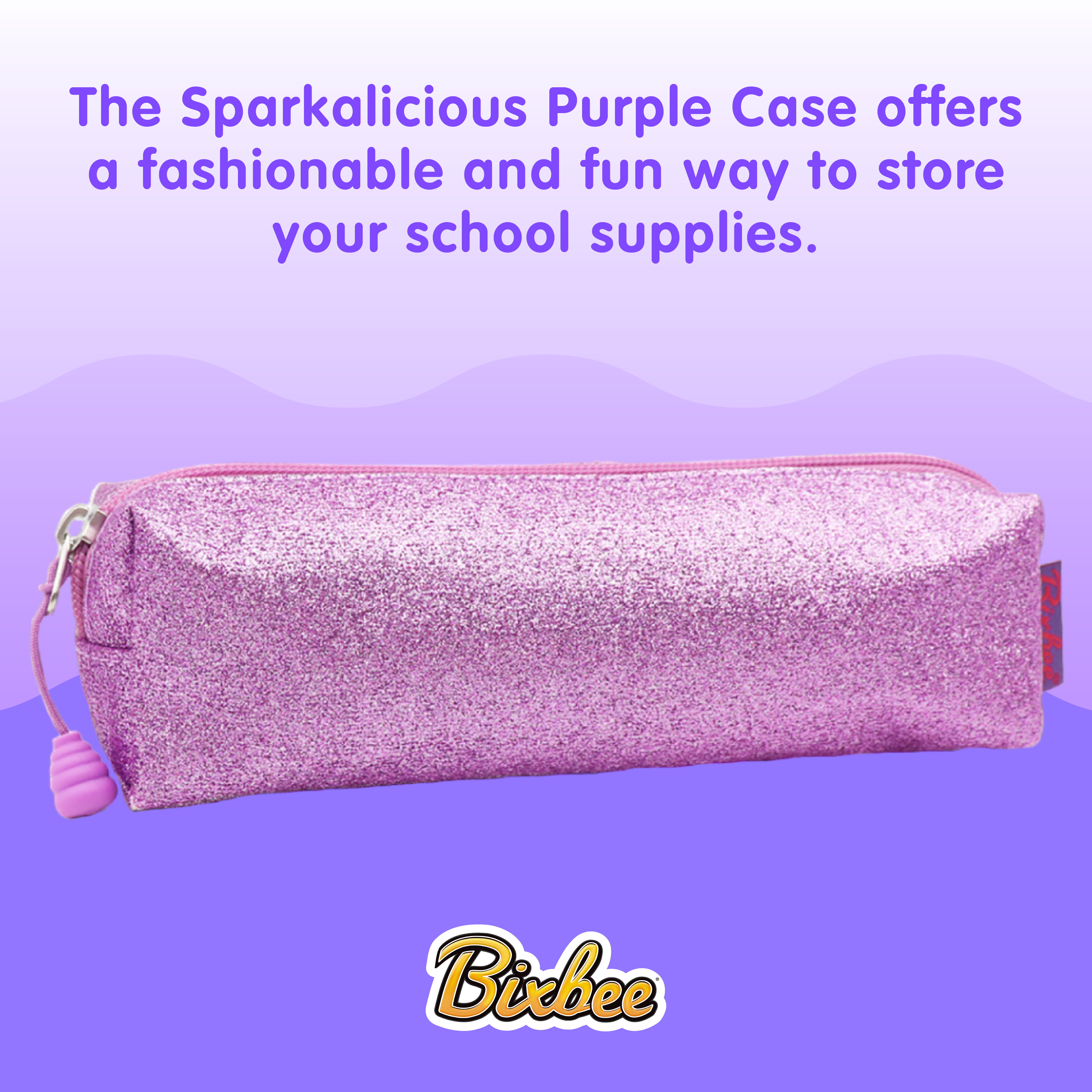 Luxe Standing Pencil Pouch - Lavender