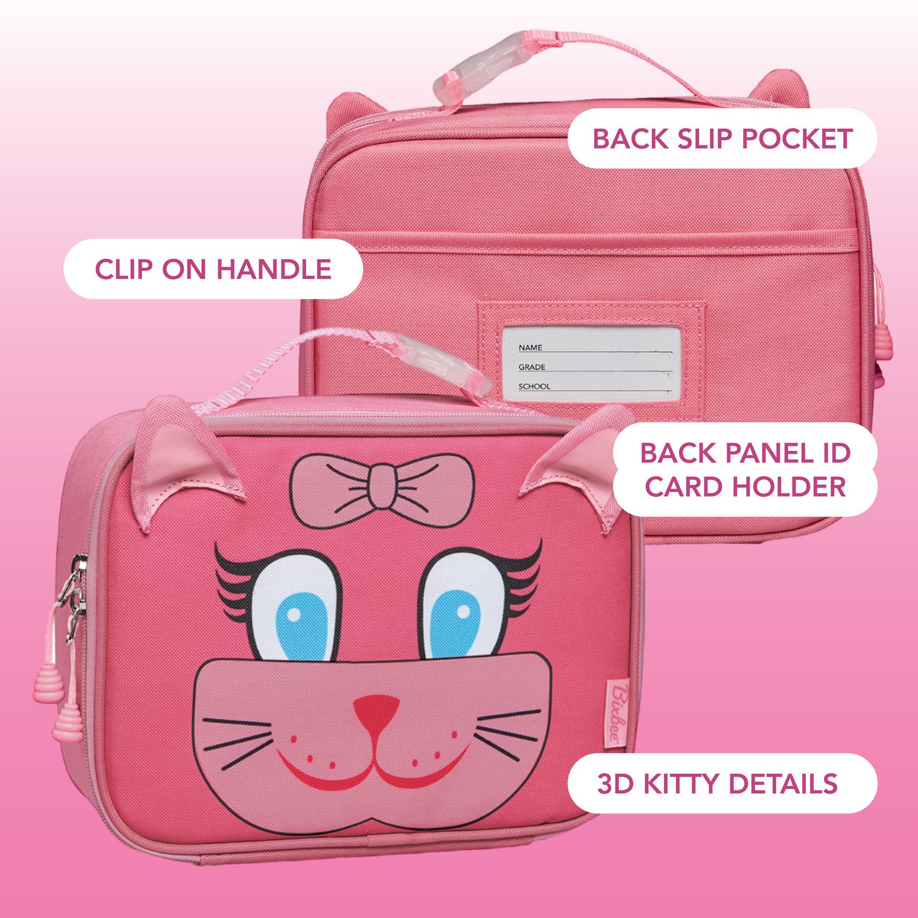 Kids Lunch Boxes, Kitty Pack Lunchbox