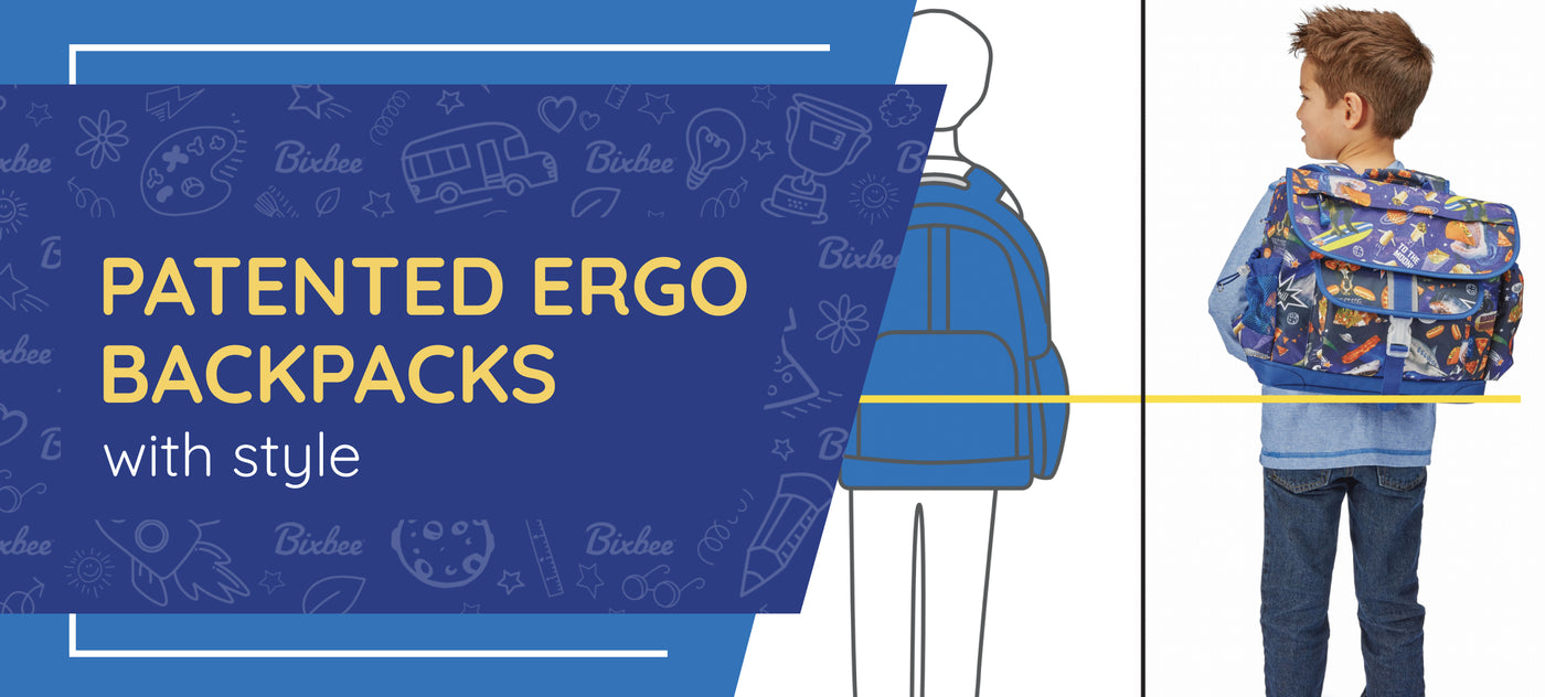 Kids Backpacks Ergonomics  Bixbee Backpacks, Lunchboxes, Pencil Cases