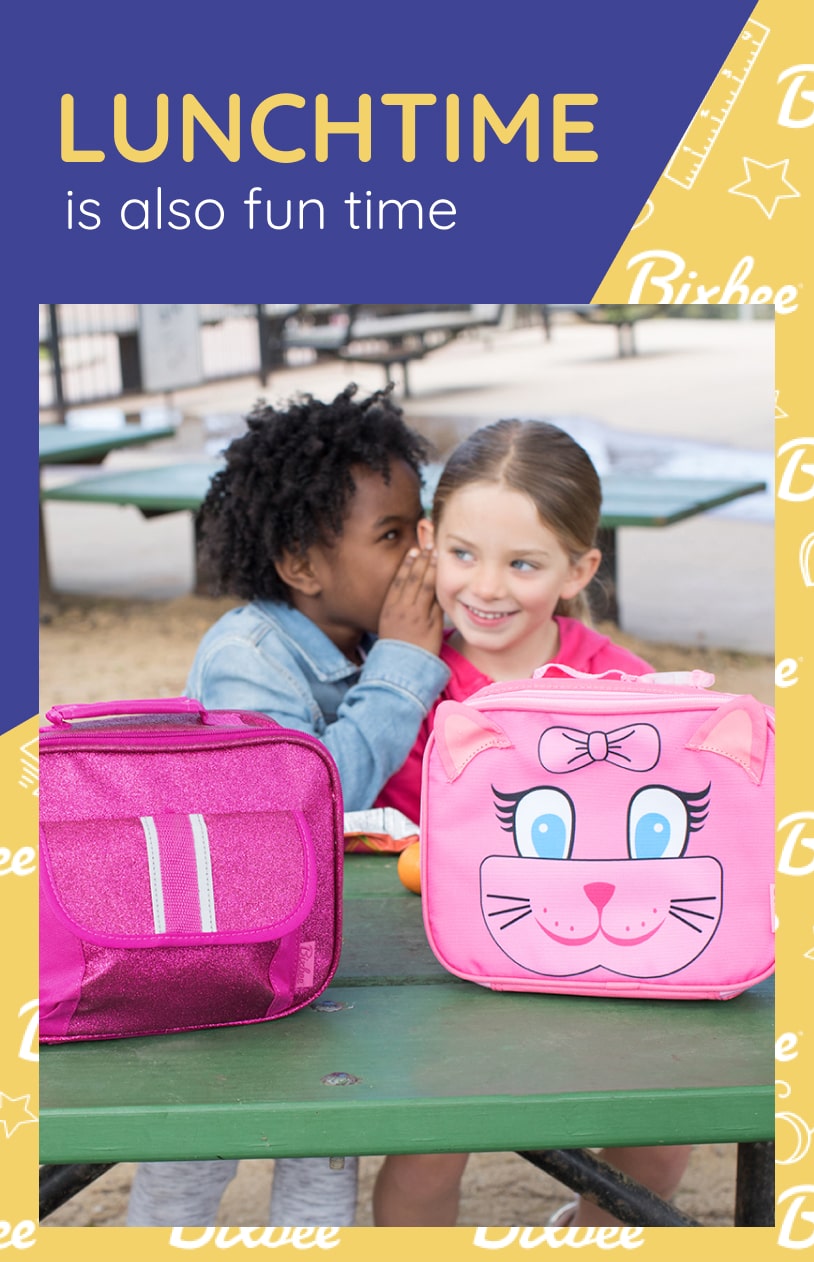 Bixbee Monkey Lunchbox - Kids Lunch Box, Insulated Lunch Bag For